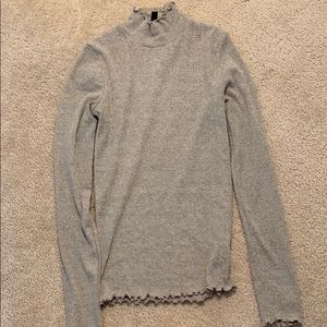 Topshop Gray turtleneck